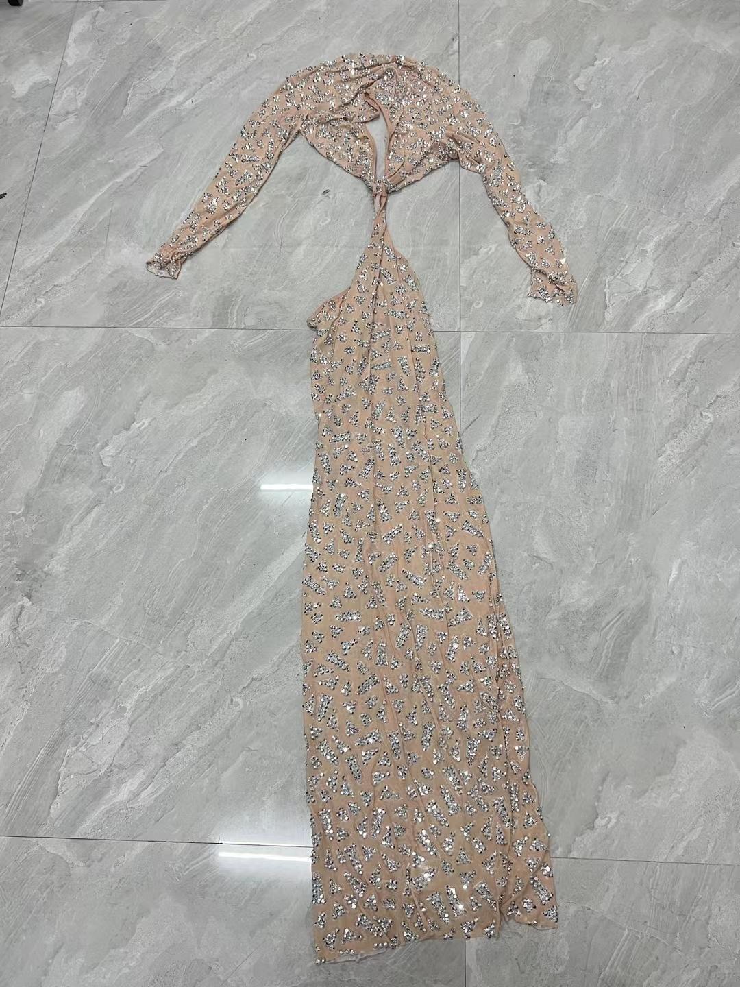 CELESINYI Xingzhuang Crystal Twist Gown