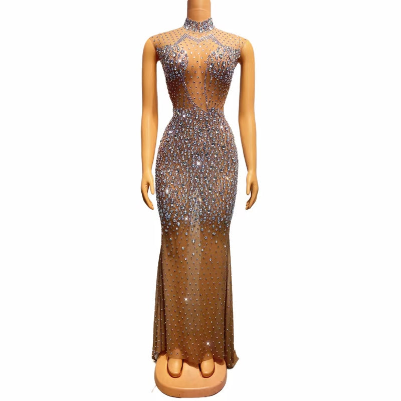 CELESINYI Renyuji Crystal Mermaid Gown