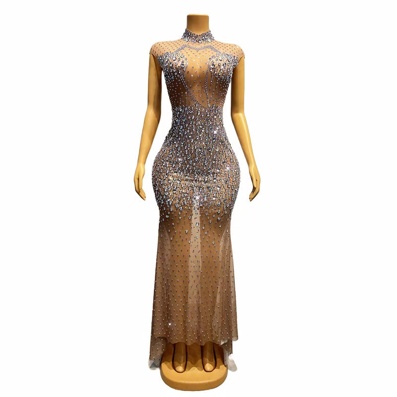 CELESINYI Renyuji Crystal Mermaid Gown