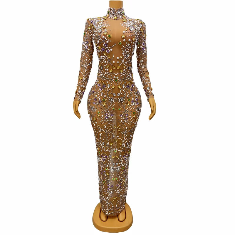 CELESINYI Haitang Crystal Gem Gown