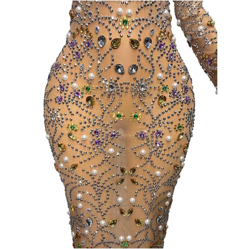 CELESINYI Haitang Crystal Gem Gown