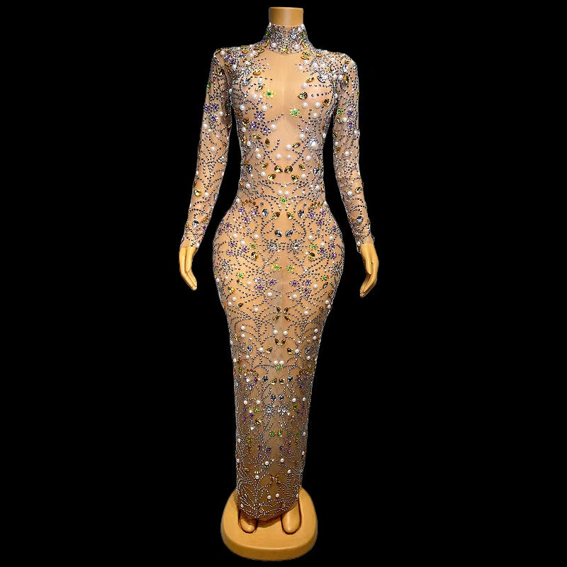 CELESINYI Haitang Crystal Gem Gown