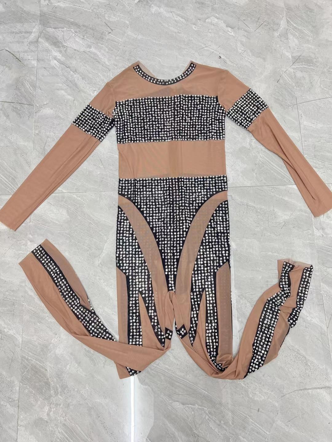 CELESINYI Heiseyouhuo Crystal Illusion Jumpsuit