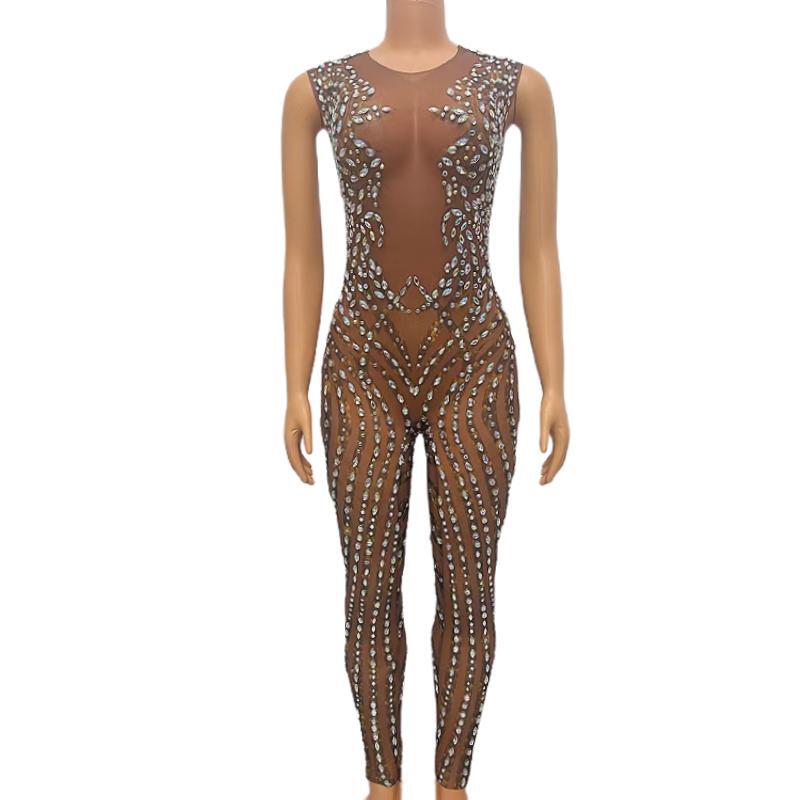 CELESINYI Jinkuiku Crystal Vine Jumpsuit