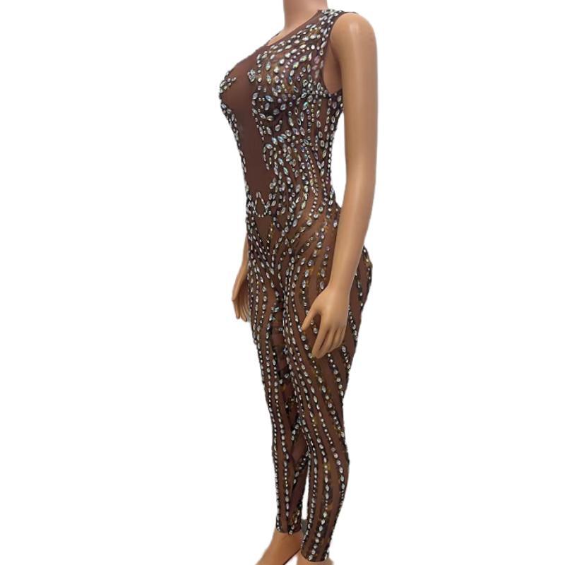 CELESINYI Jinkuiku Crystal Vine Jumpsuit