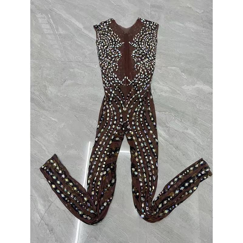CELESINYI Jinkuiku Crystal Vine Jumpsuit