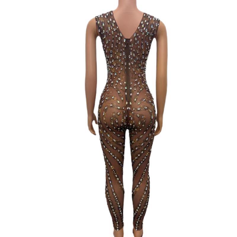 CELESINYI Jinkuiku Crystal Vine Jumpsuit