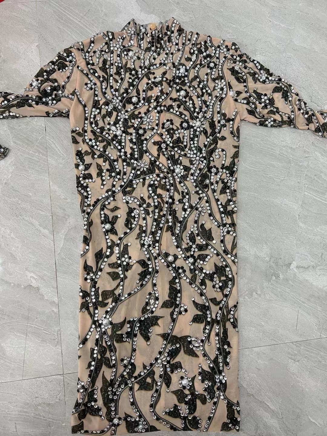 CELESINYI Heiye Crystal Night Gown