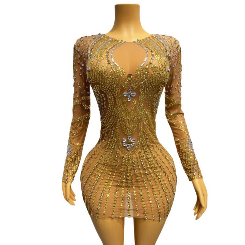 CELESINYI Maisui Crystal Wheat Gown