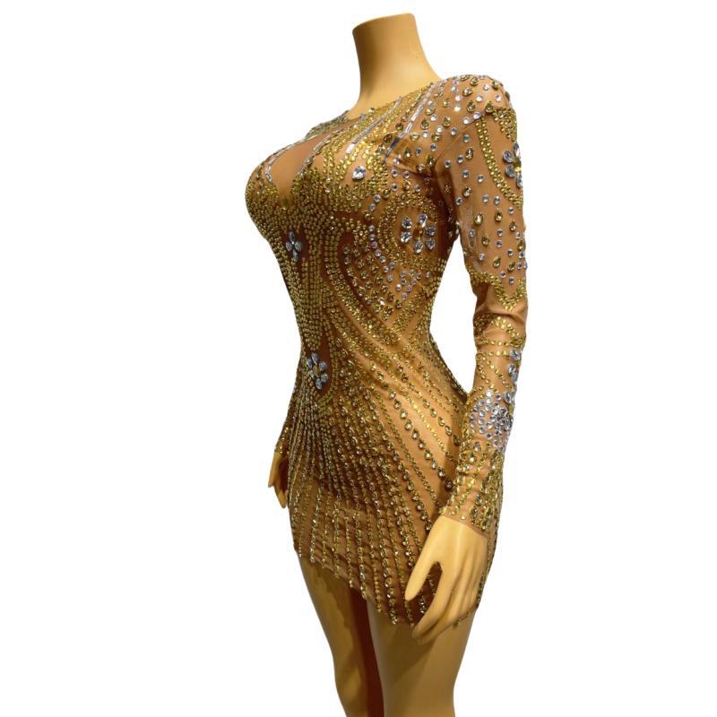 CELESINYI Maisui Crystal Wheat Gown