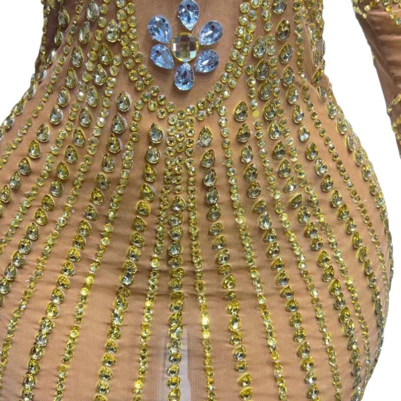 CELESINYI Maisui Crystal Wheat Gown