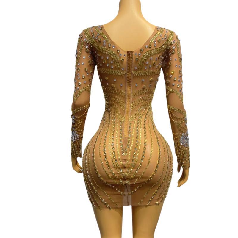 CELESINYI Maisui Crystal Wheat Gown