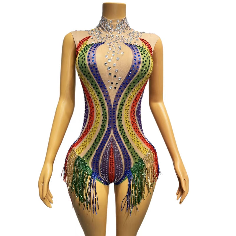 CELESINYI Haicao Crystal Seaweed Bodysuit
