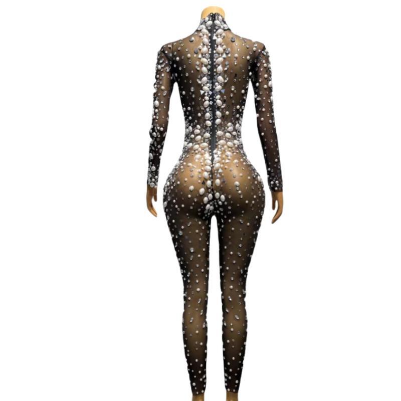 CELESINYI Eluanshi Crystal Pearl Jumpsuit