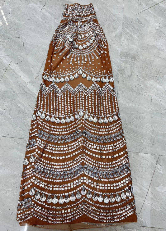 CELESINYI Dabolang Crystal Wave Gown