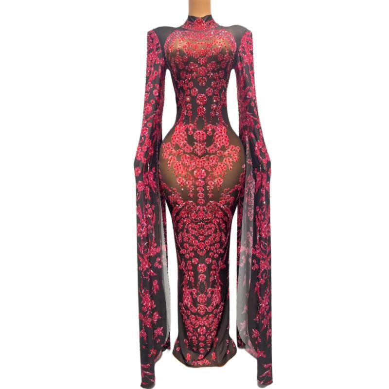 CELESINYI Dalaba Crystal Baroque Gown