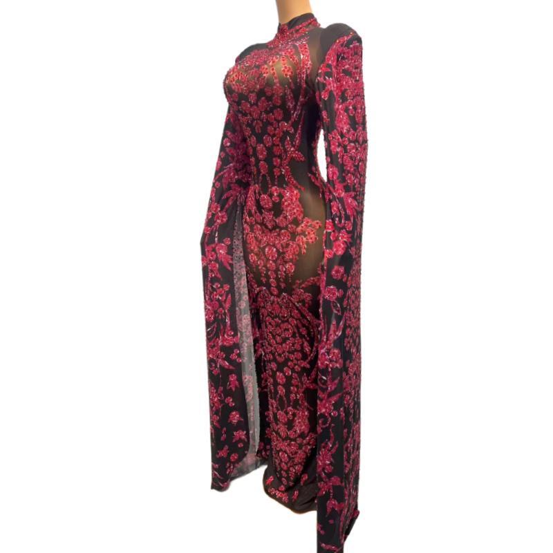 CELESINYI Dalaba Crystal Baroque Gown
