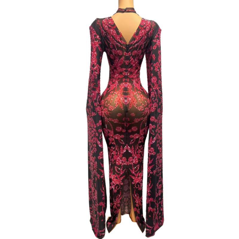 CELESINYI Dalaba Crystal Baroque Gown