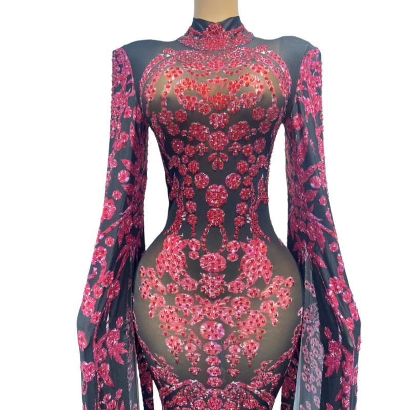 CELESINYI Dalaba Crystal Baroque Gown
