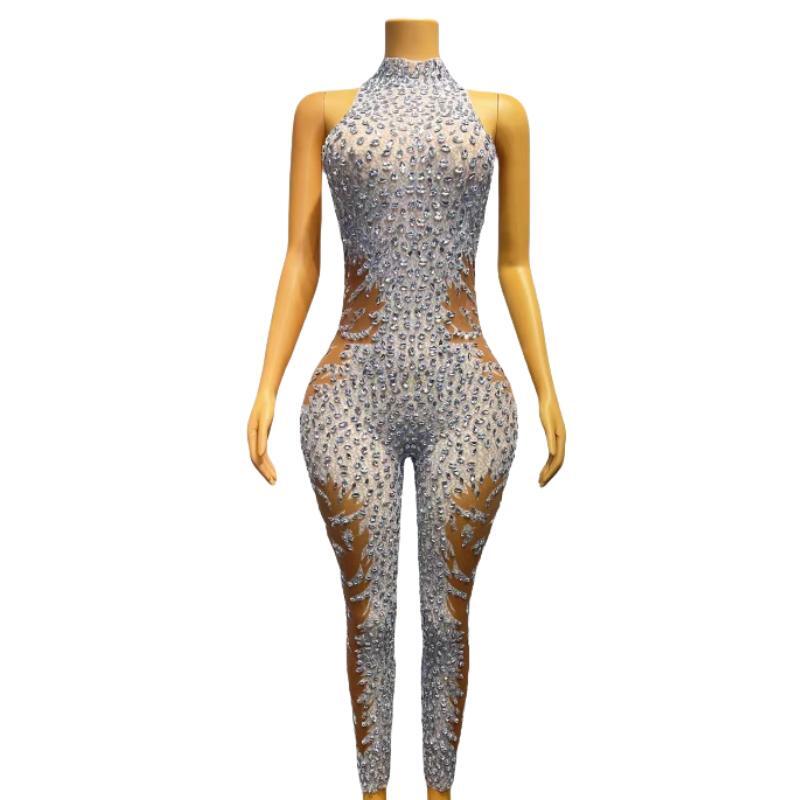 CELESINYI Baigujing Crystal Spine Bodysuit