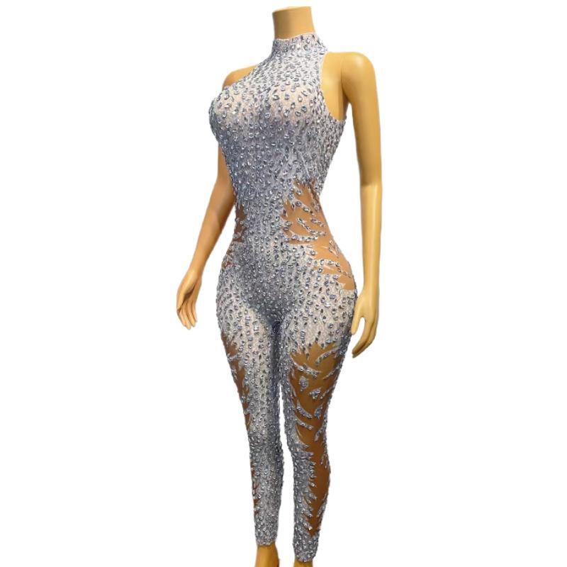 CELESINYI Baigujing Crystal Spine Bodysuit