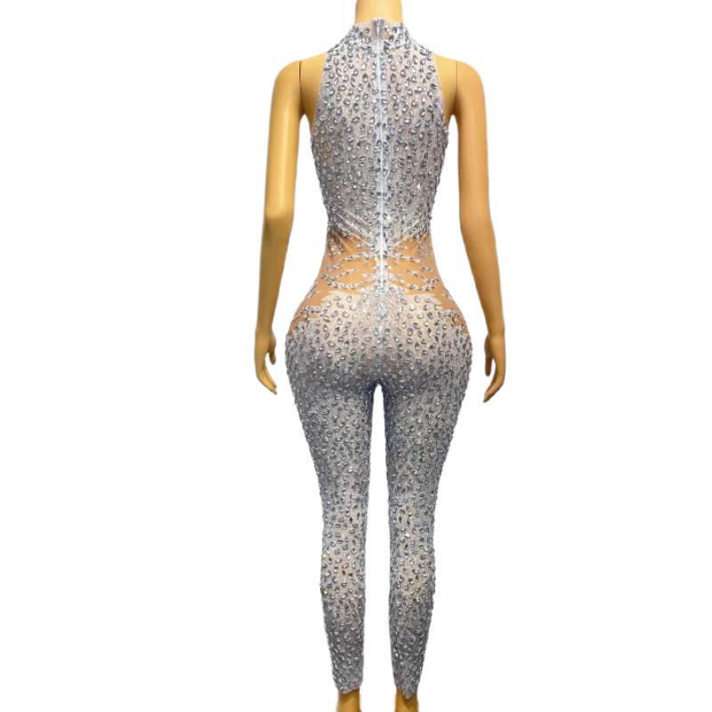CELESINYI Baigujing Crystal Spine Bodysuit