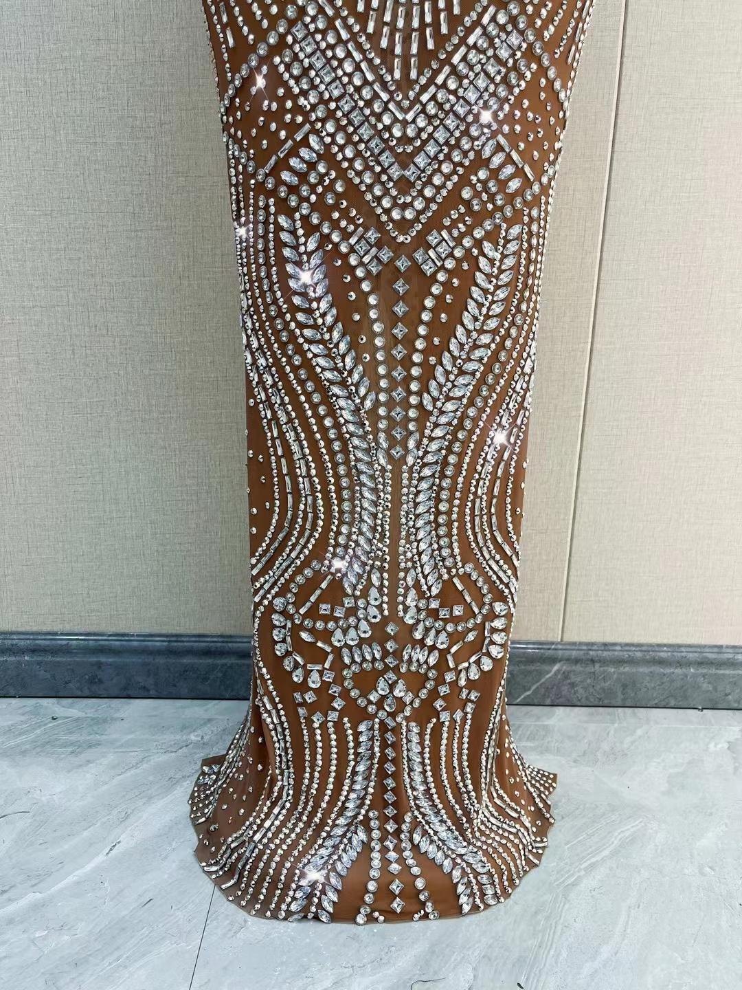 CELESINYI Shuangye Crystal Frost Gown