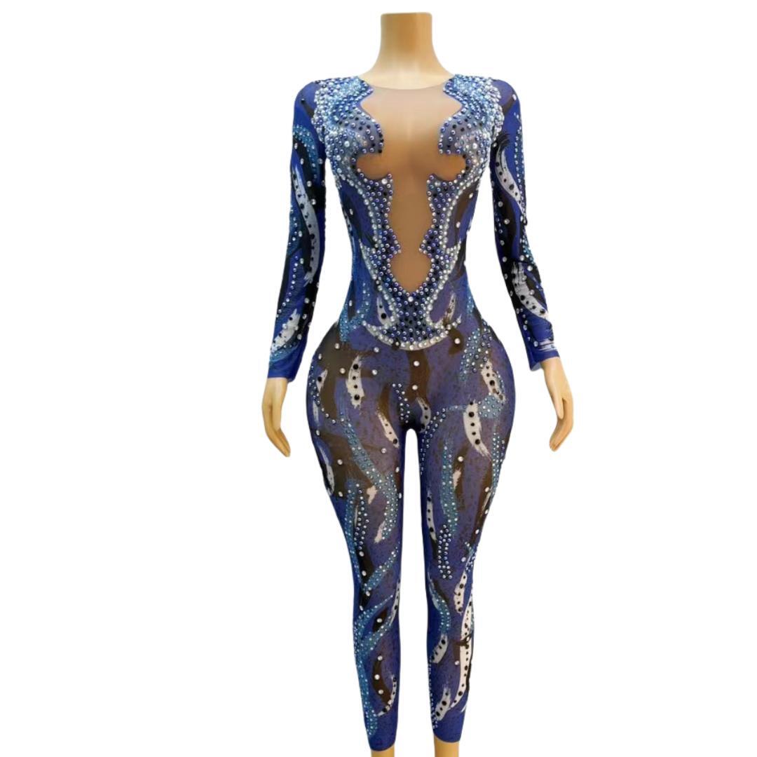 CELESINYI Hailanzhimi Crystal Ink Bodysuit