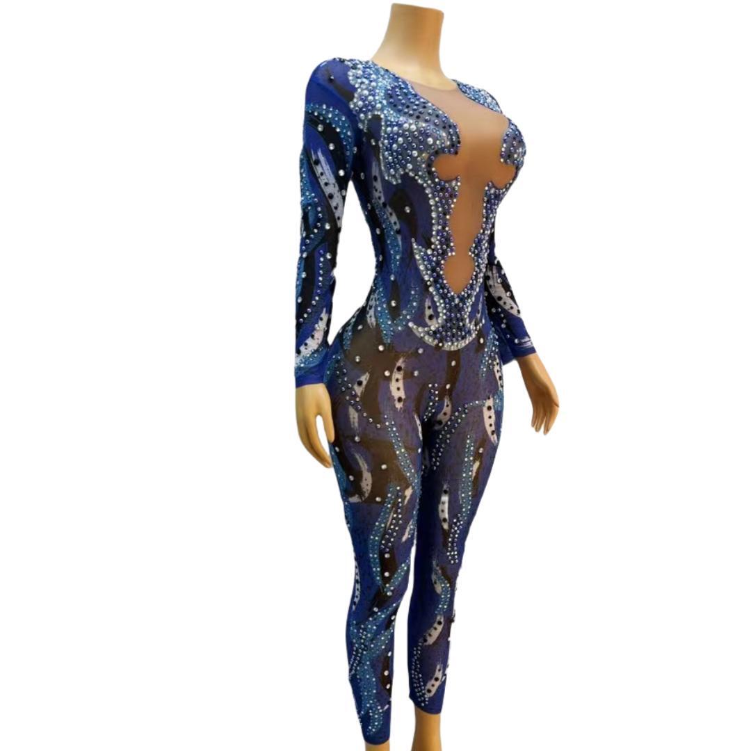 CELESINYI Hailanzhimi Crystal Ink Bodysuit