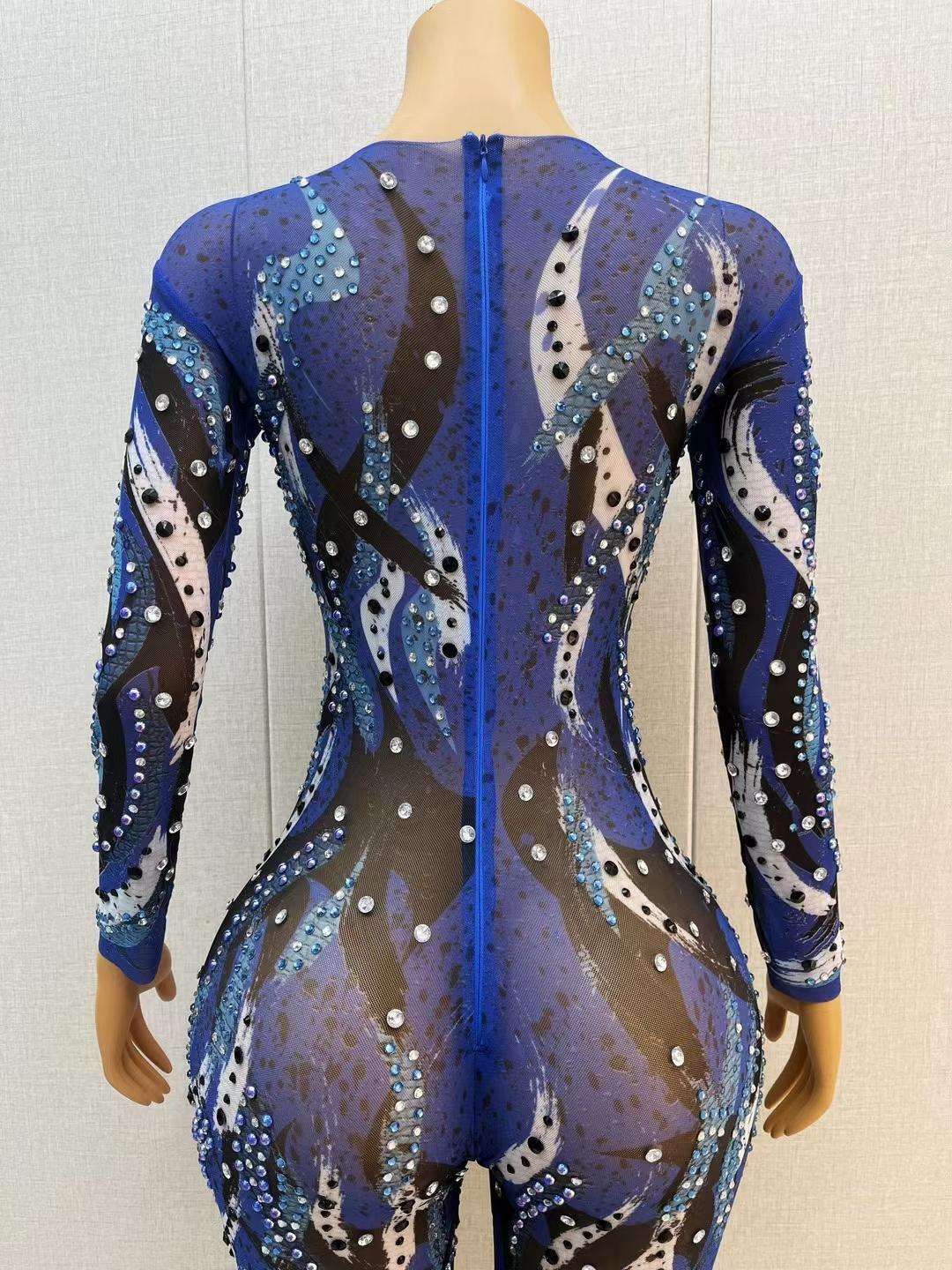 CELESINYI Hailanzhimi Crystal Ink Bodysuit
