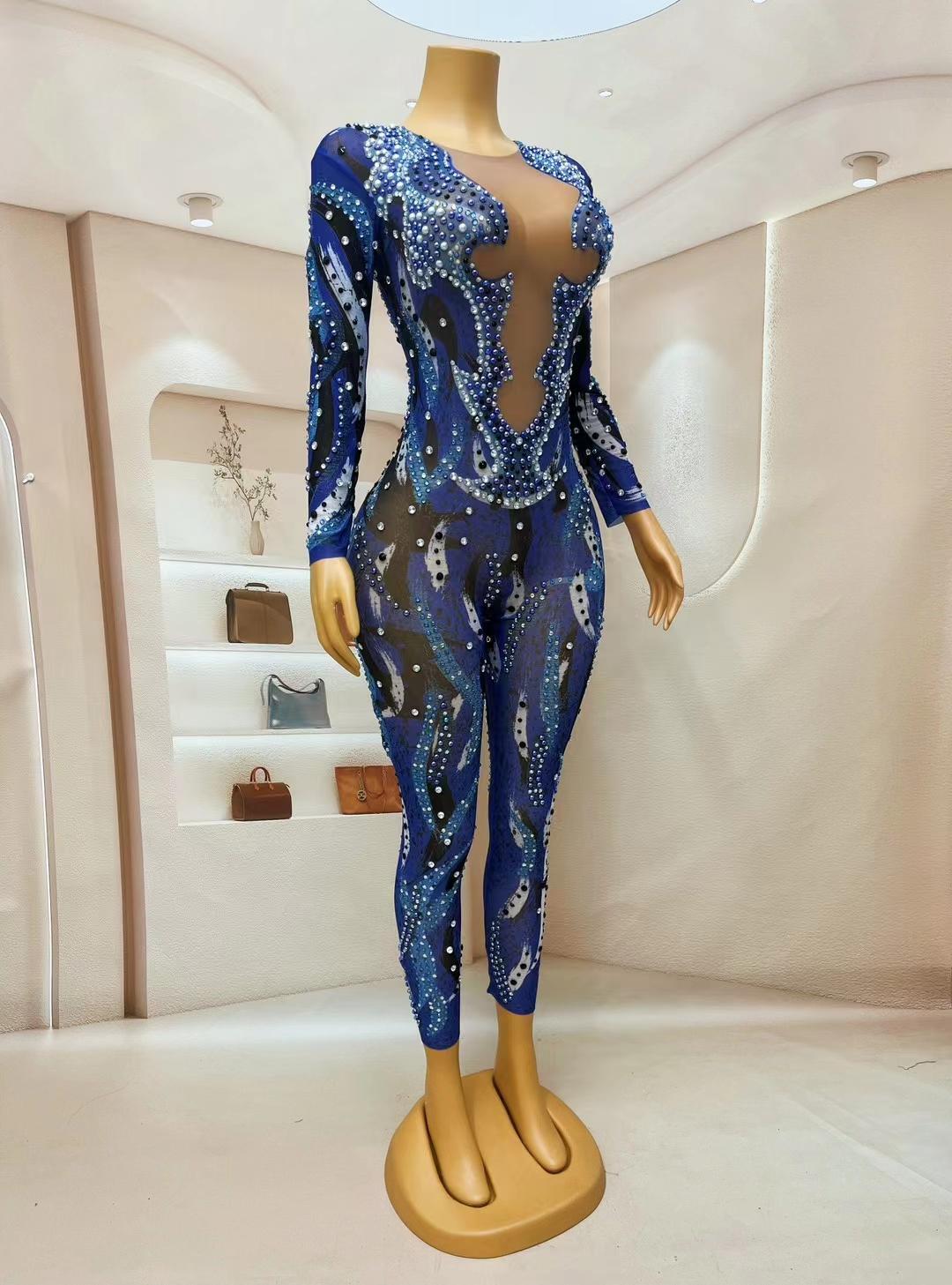 CELESINYI Hailanzhimi Crystal Ink Bodysuit