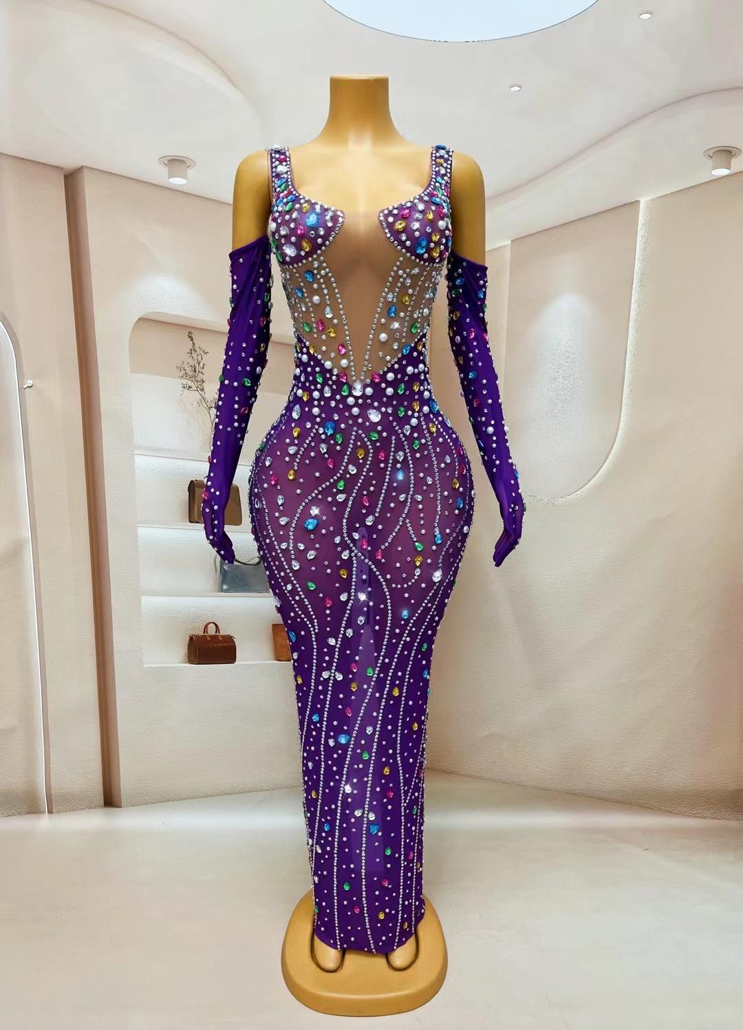 CELESINYI Caiguang Crystal Opera Gown