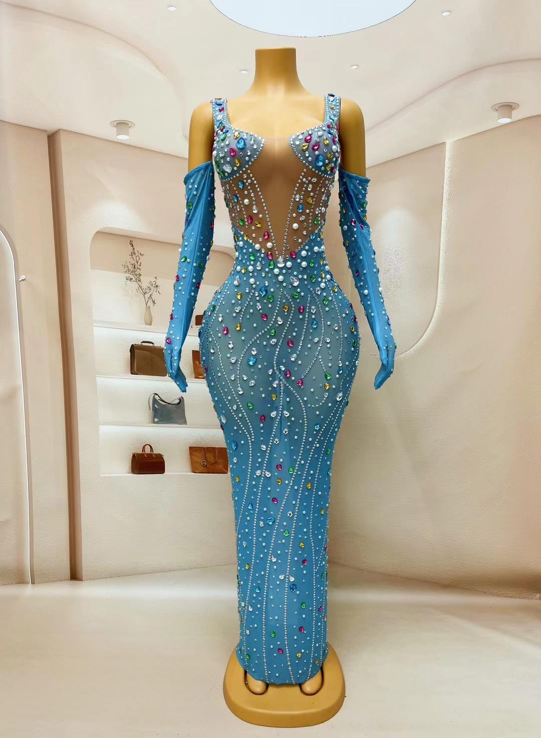 CELESINYI Caiguang Crystal Opera Gown