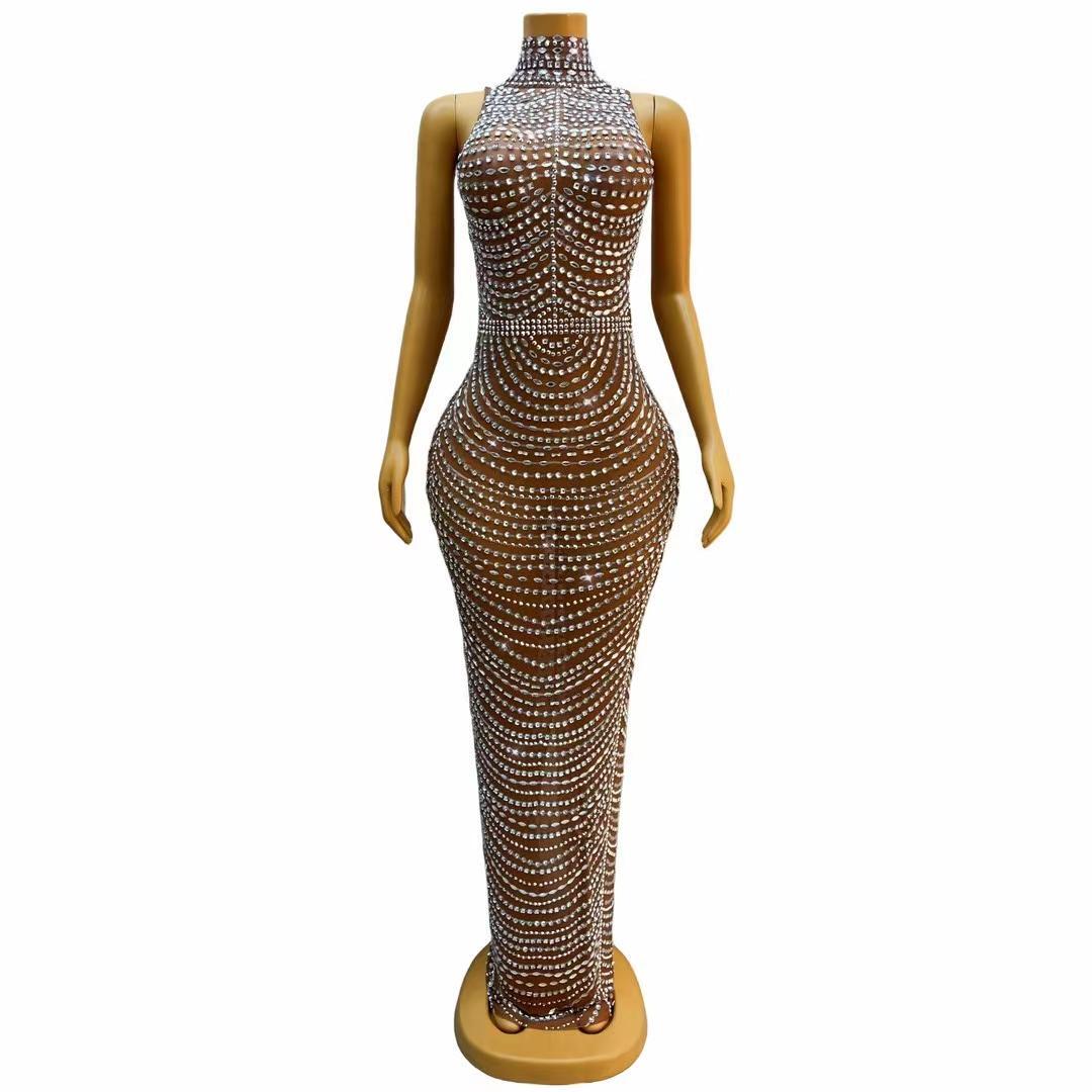 CELESINYI Chuiliu Crystal Willow Gown