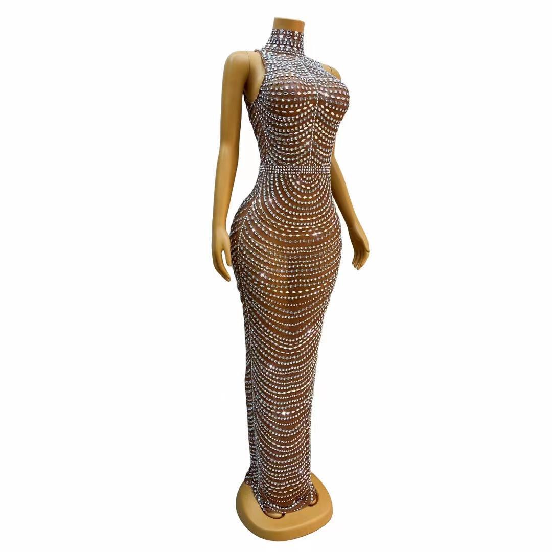 CELESINYI Chuiliu Crystal Willow Gown