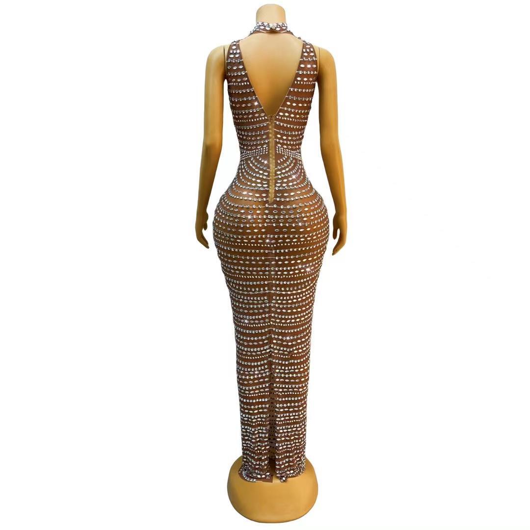 CELESINYI Chuiliu Crystal Willow Gown