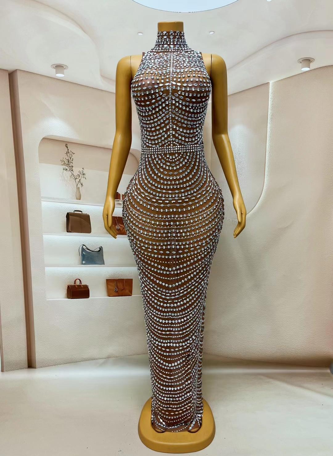 CELESINYI Chuiliu Crystal Willow Gown