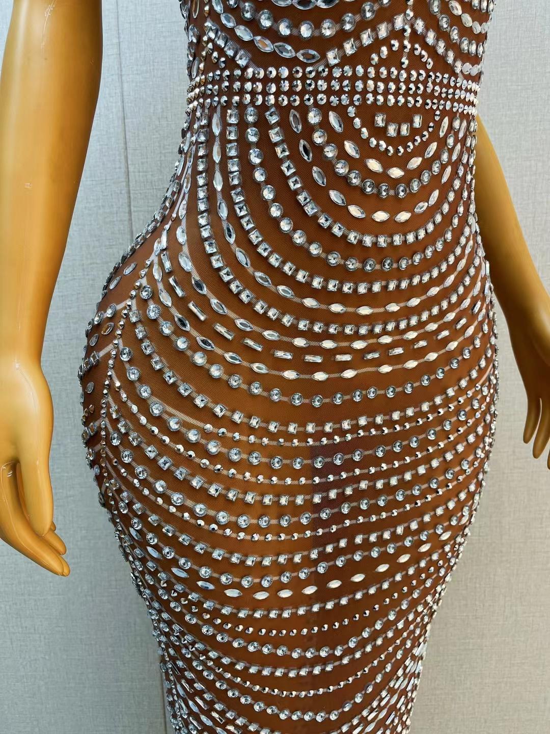 CELESINYI Chuiliu Crystal Willow Gown