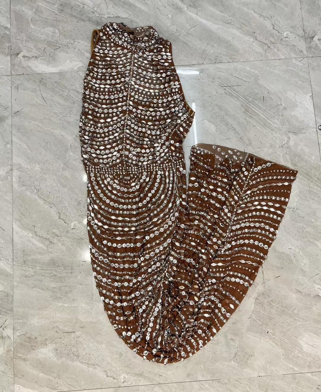 CELESINYI Chuiliu Crystal Willow Gown
