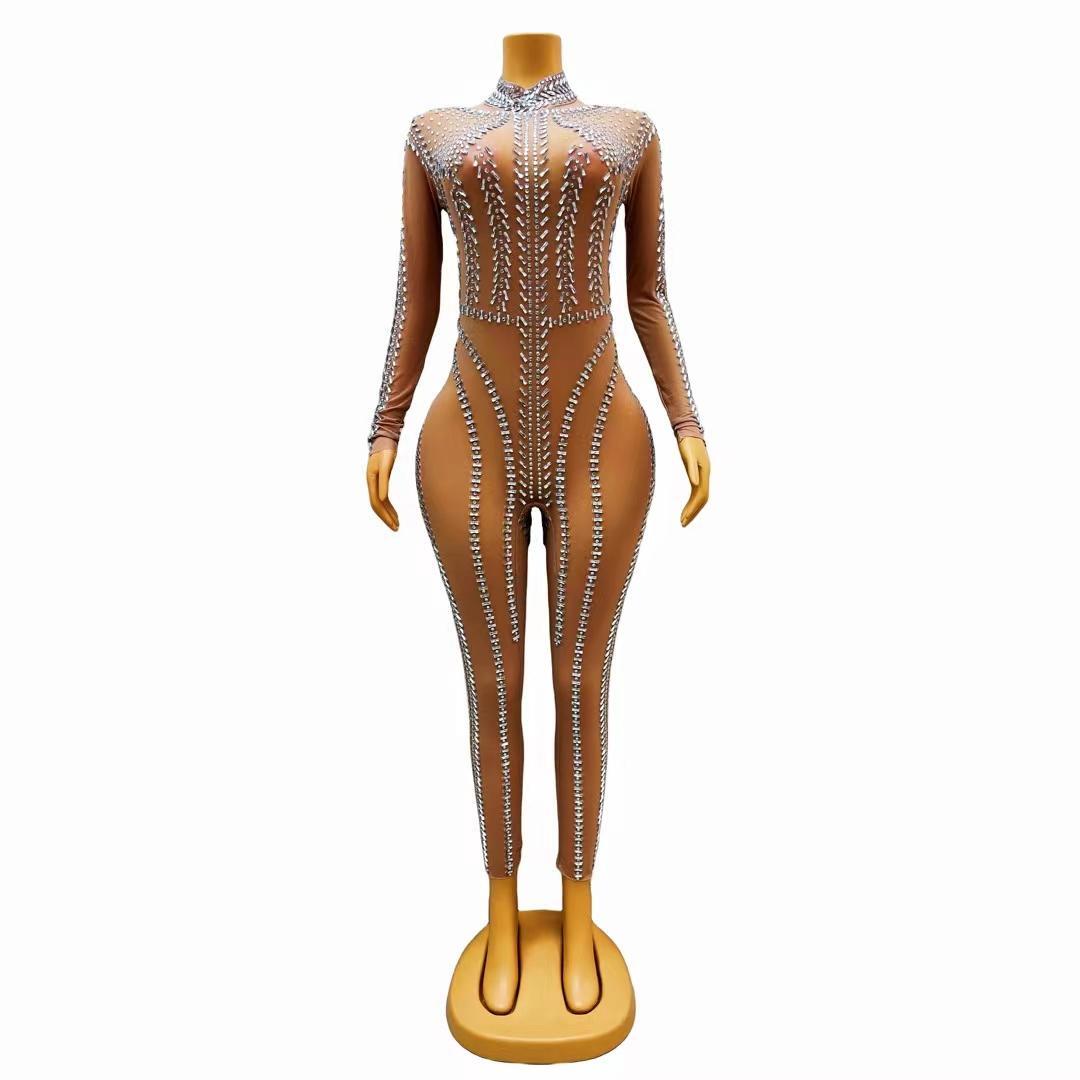 CELESINYI Wanxia Crystal Sunset Catsuit
