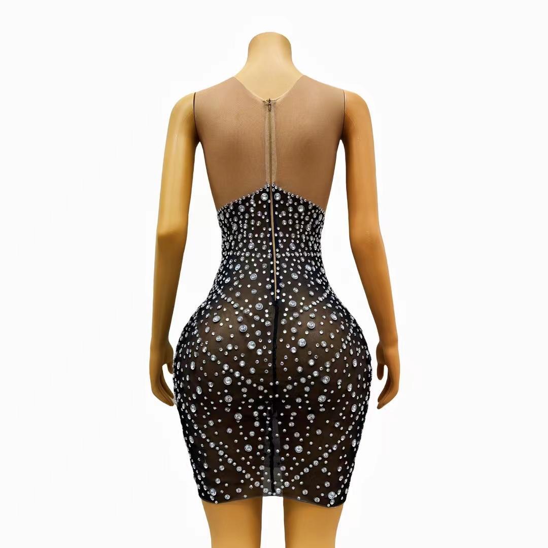 CELESINYI Heimeiren Crystal Pearl Gown