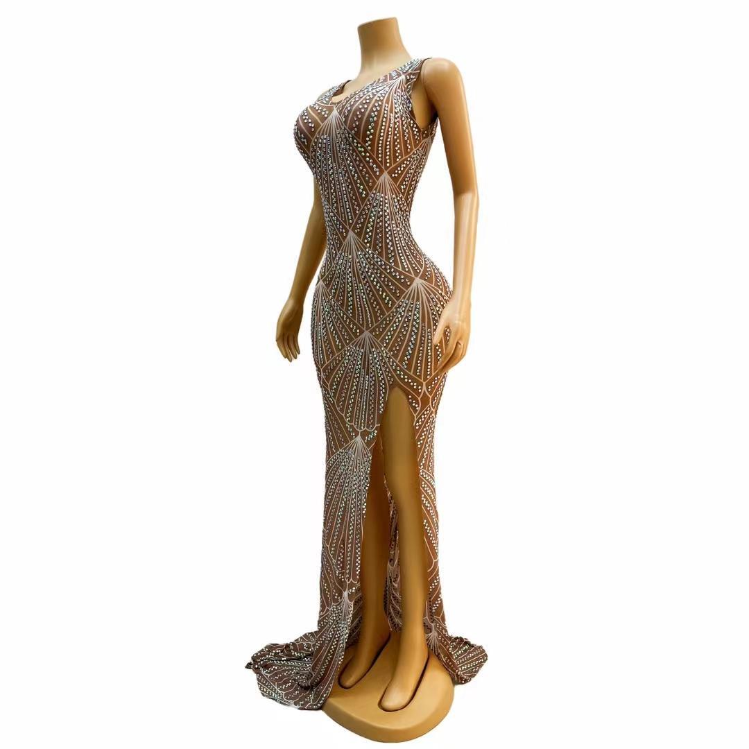 CELESINYI Pugongying Crystal Dandelion Gown