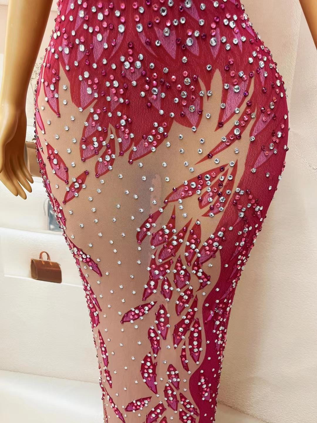 CELESINYI Lianhua Crystal Lotus Gown