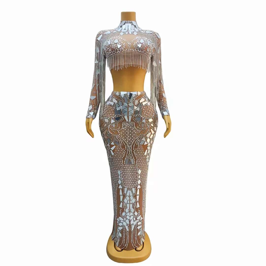 CELESINYI Hupo Crystal Mirror Set