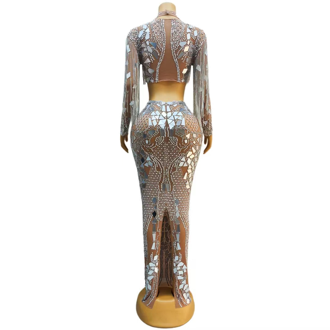 CELESINYI Hupo Crystal Mirror Set