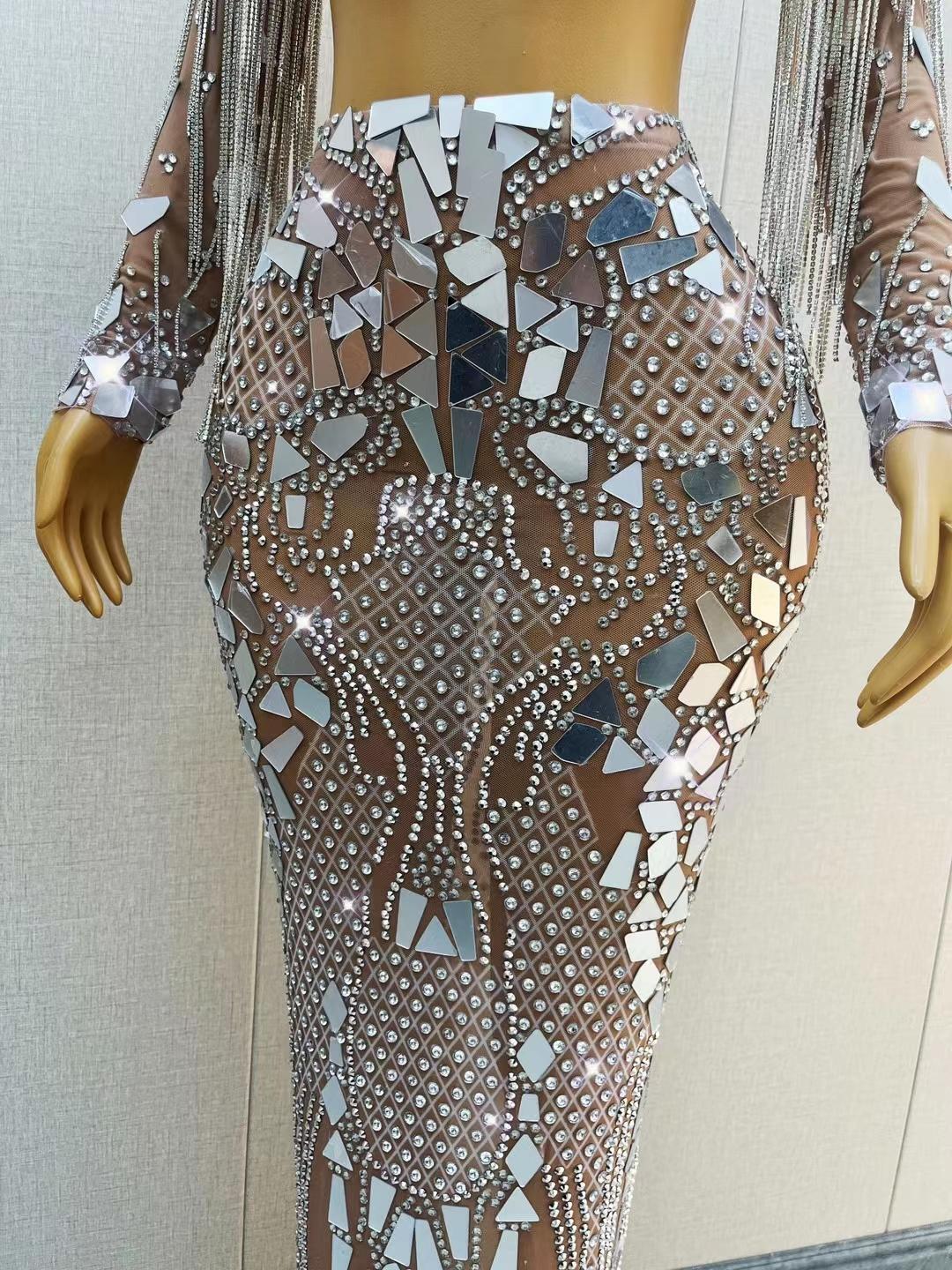 CELESINYI Hupo Crystal Mirror Set