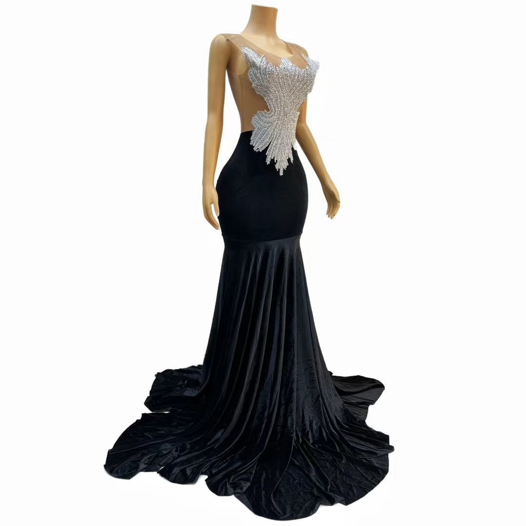 CELESINYI Tianshi Crystal Angel Gown