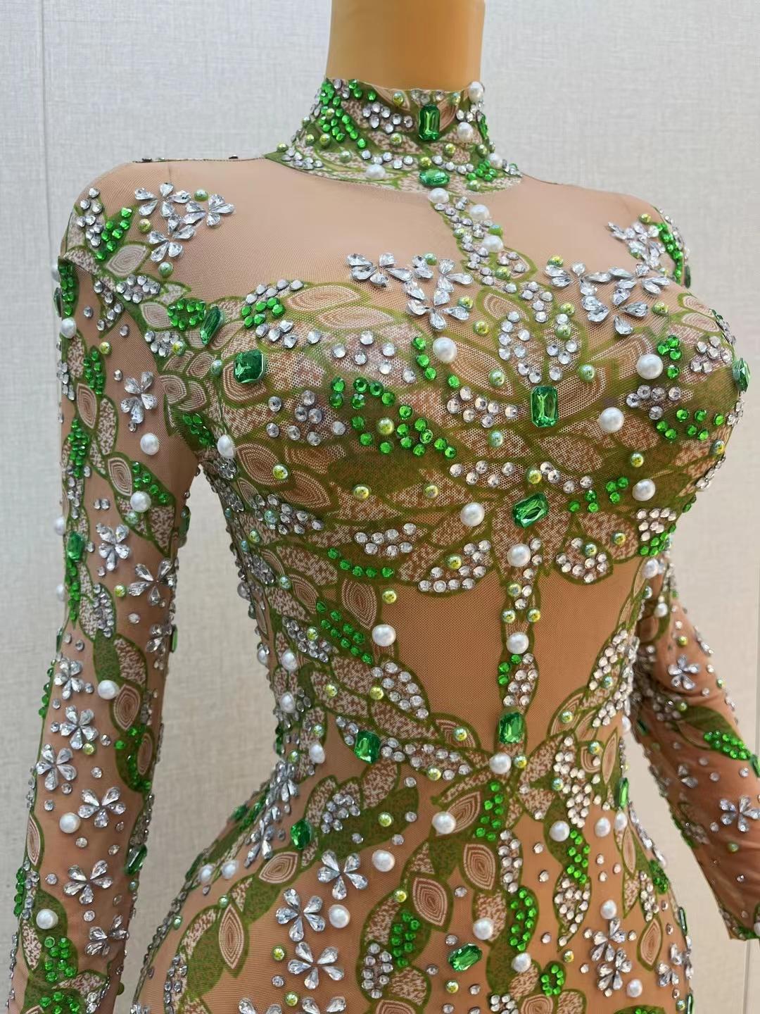 CELESINYI Chunse Crystal Spring Gown