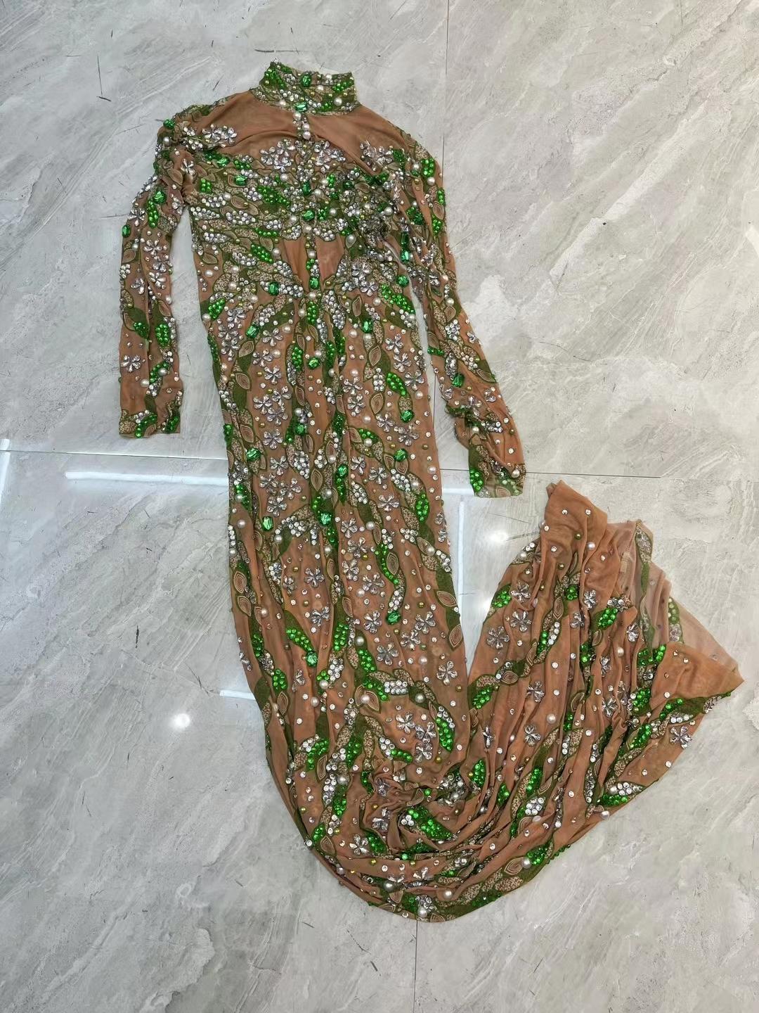 CELESINYI Chunse Crystal Spring Gown