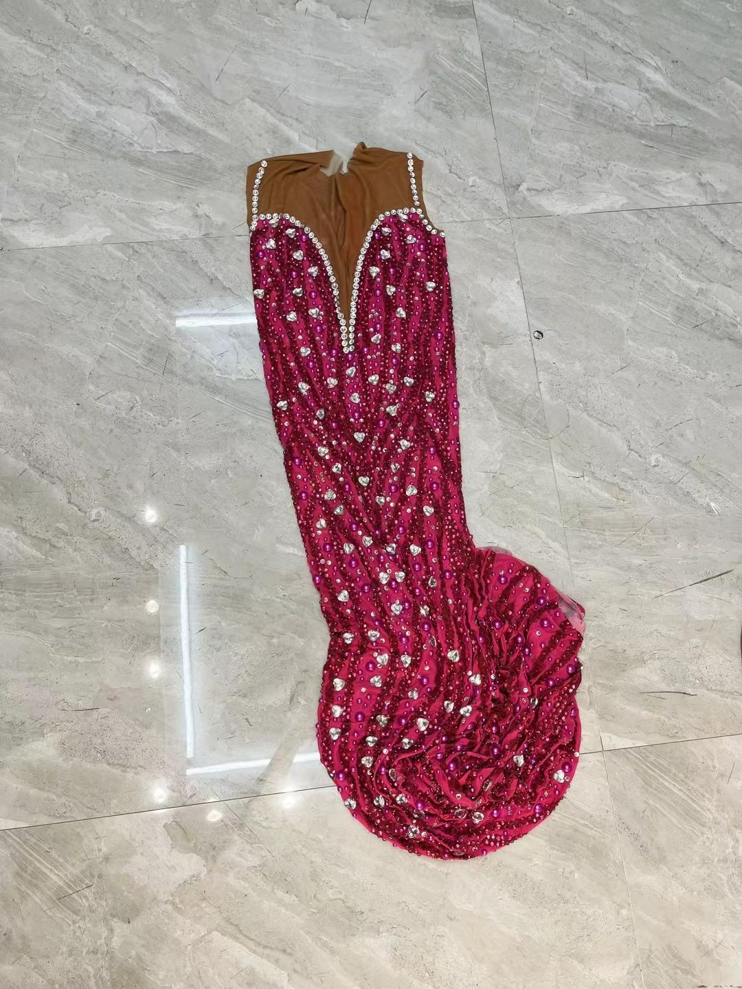 CELESINYI Caixia Crystal Sunset Gown